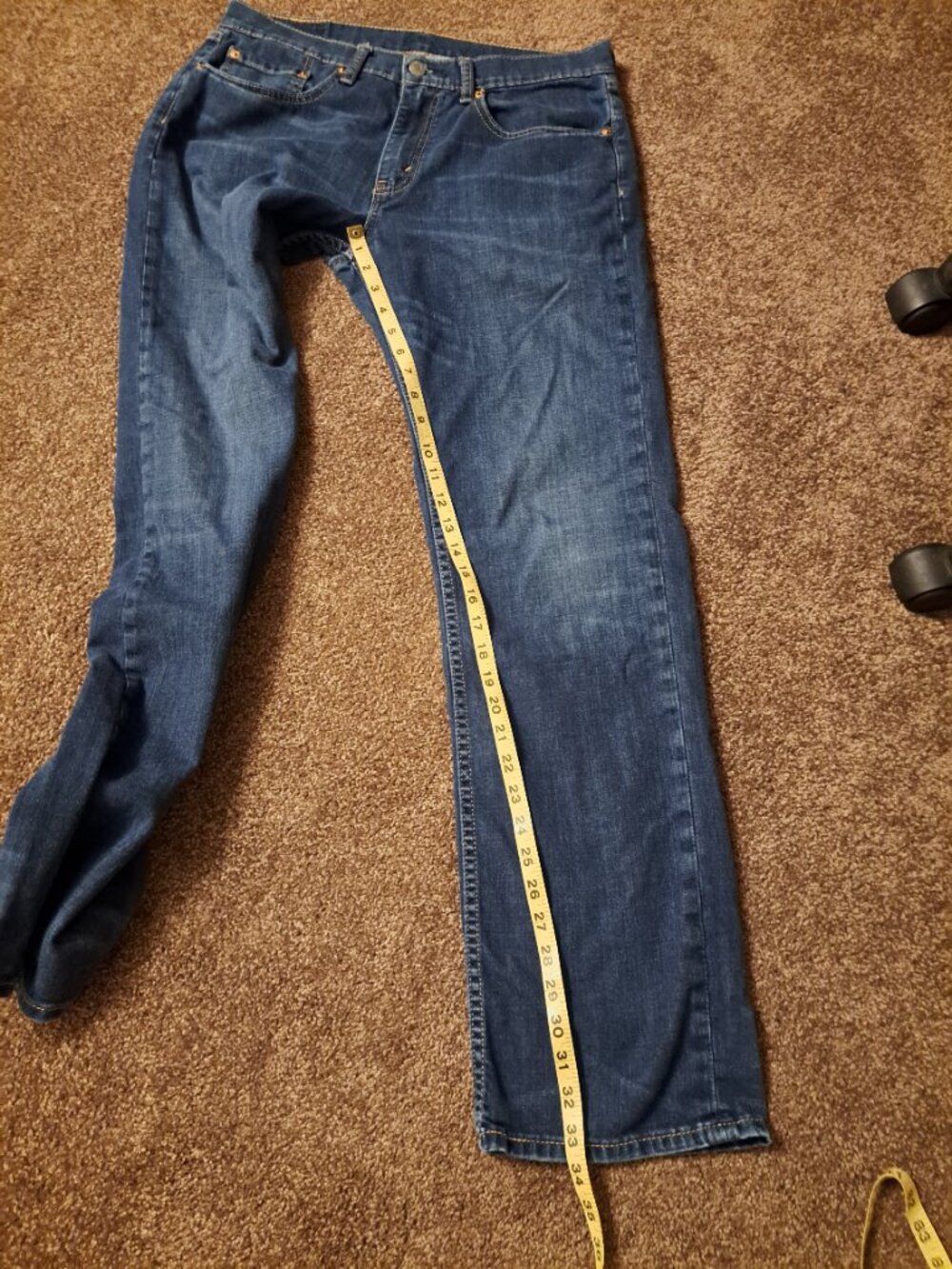 Levi's 559 relaxed straight fit distressed denim jeans - Picture 10 of 11